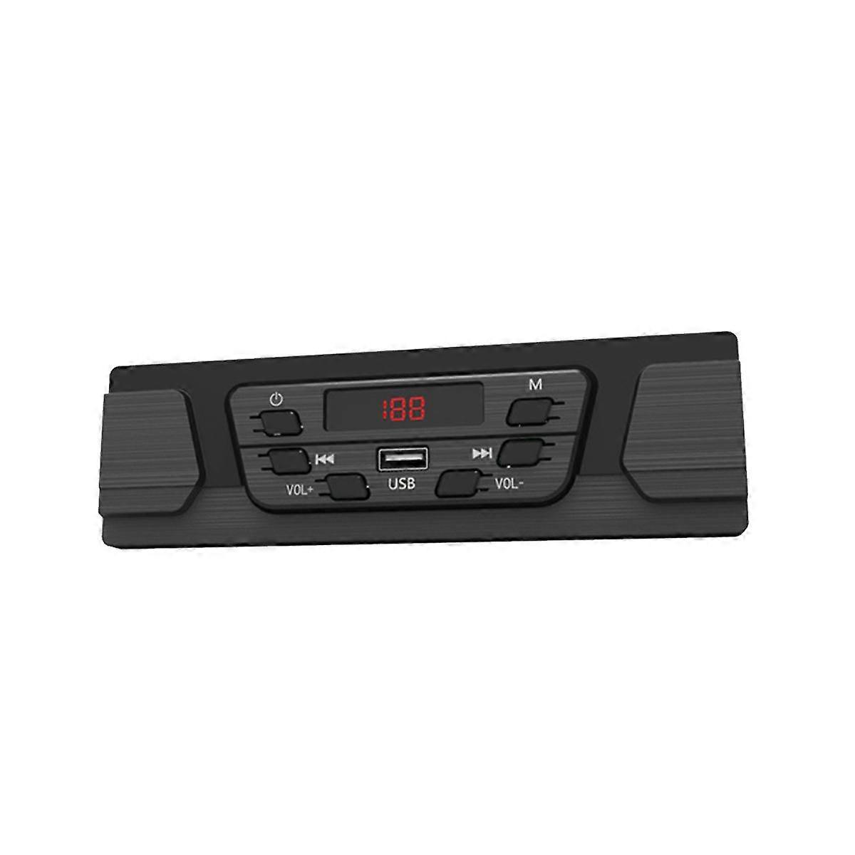 Triciclo Lettore Radio FM Bluetooth Lettore MP3 Scheda Decoder MP3 Lettore Lossless per Camion Construct Nero