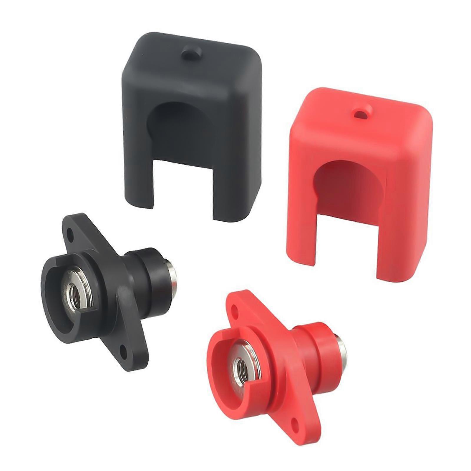 2PCS Lithium Battery Terminal 150A 300A 500A High Current Copper Terminal Battery Connector Current Binding Posts Electrical Too