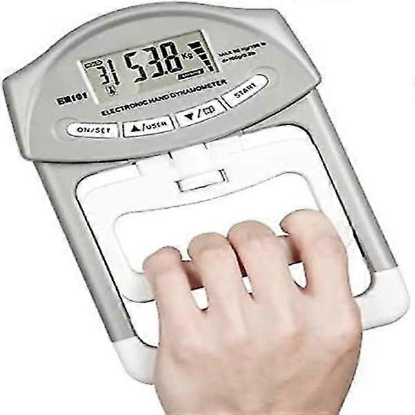 Digital Hand Dynamometer, Grip Strength Measurement Meter, Auto-Capturing Electr