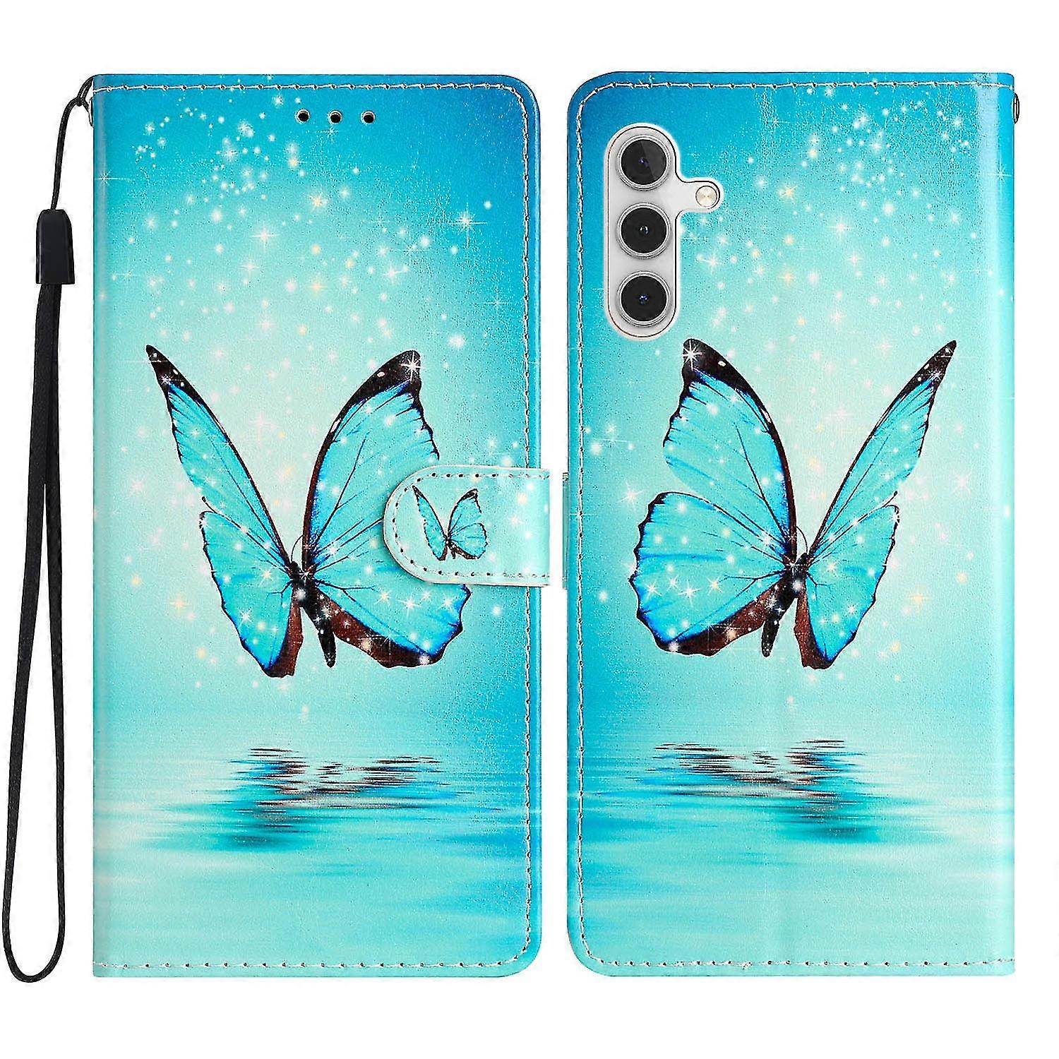 For Samsung Galaxy A15 4g Case Wallet Pu Leather Pattern Print Phone Cover