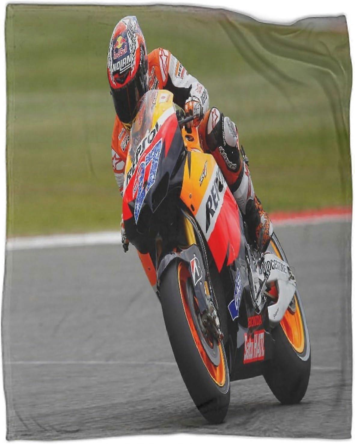 Cobertor 3D MotoGP Cobertores de lã de design simples Cobertor de flanela fofinho Cobertores engrossados para sofá Cobertores de microfibra ultra macios e quentes para adultos