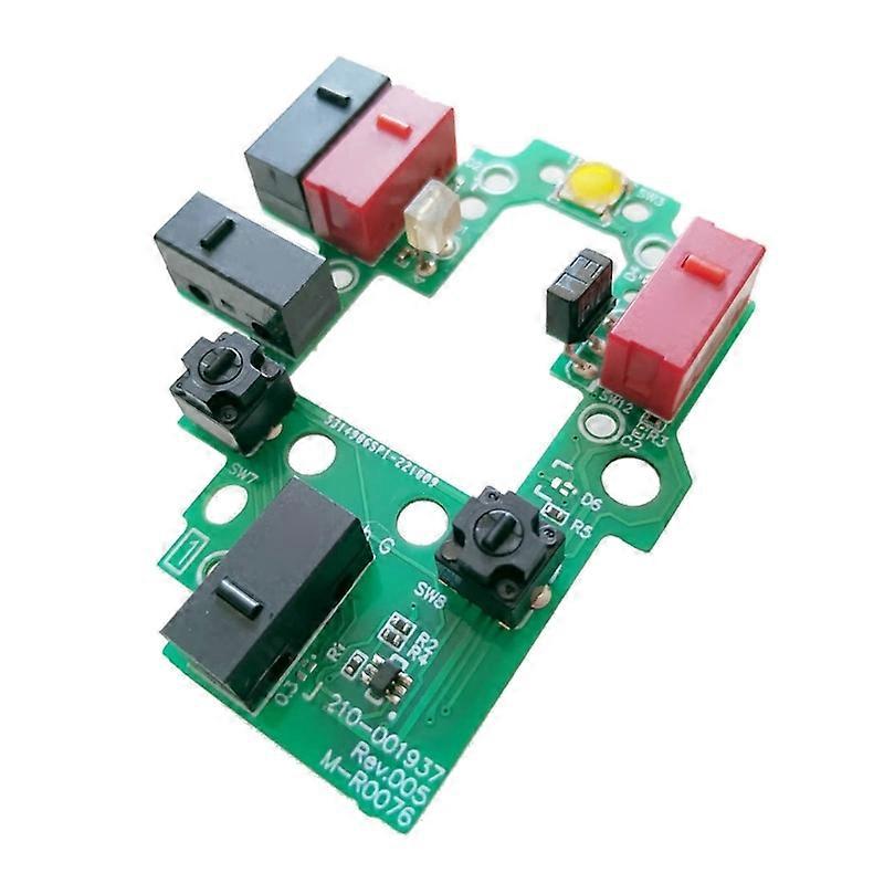 Mouse Switch Button Board Motherboard Replacement + Microswitch Replacement for Logitech G502 Lightspeed Wireless Mouse