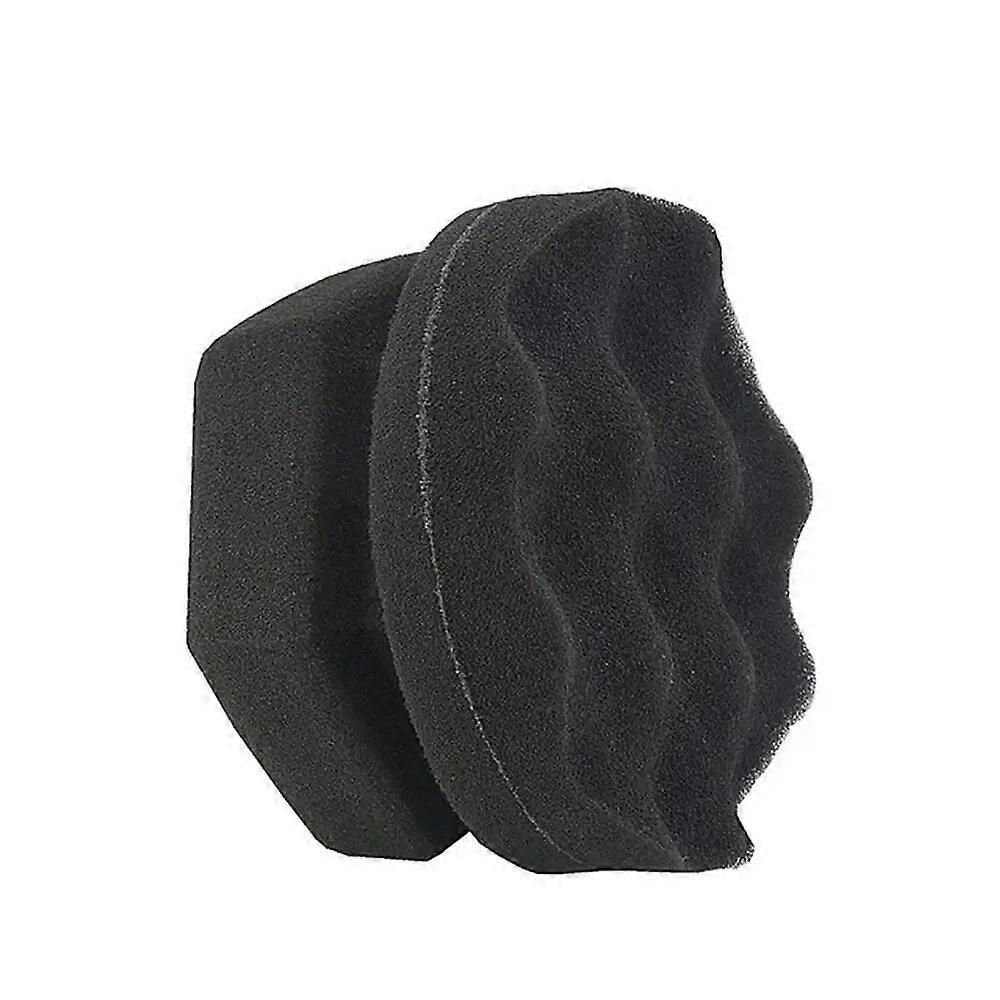 Professional Tire Shine Applicator Car Wax Polishing Sponge hexagonal grip applicator High Density Foam Sponge For Auto waxing