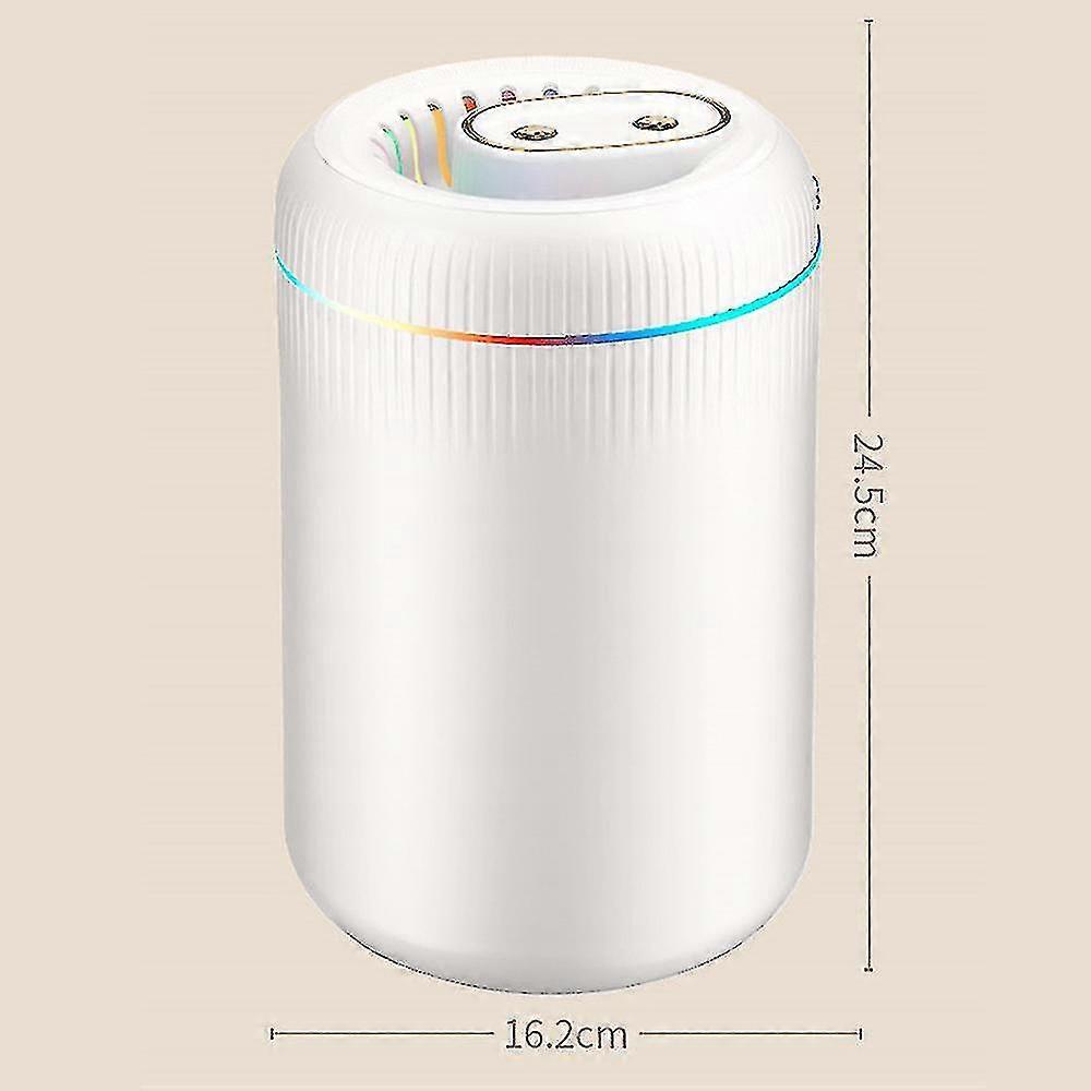 Portable Humidifier ,7 Color Night Light Mist Humidifier , Dual Nozzle, Usb Charge, For Bedroom Desk