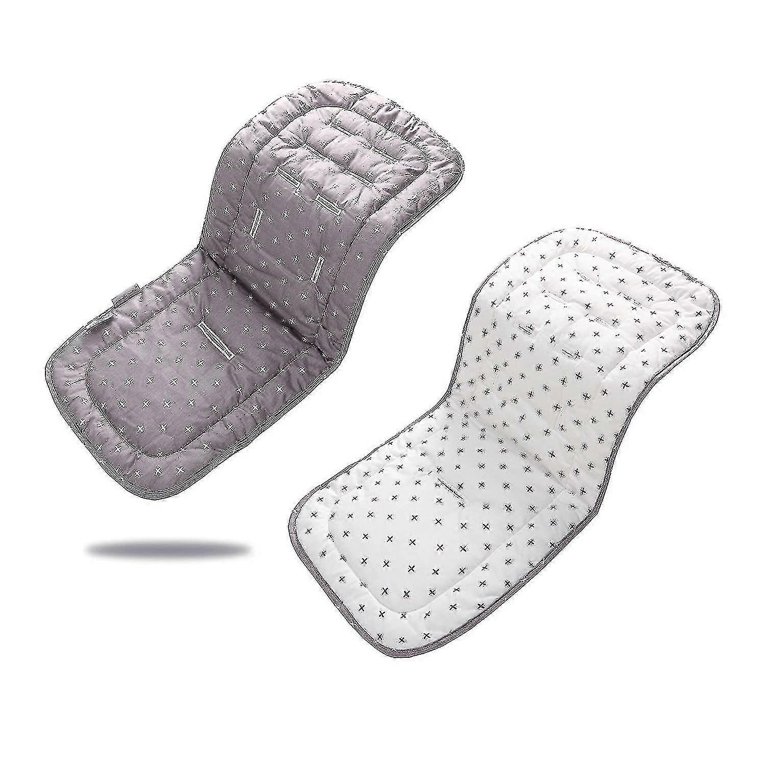 Baby Seat Pad For Strollers, Seat Insert Made Of Cotton Soft And Reversible Car Seat Stroller Pad For Baby Seat Buggy