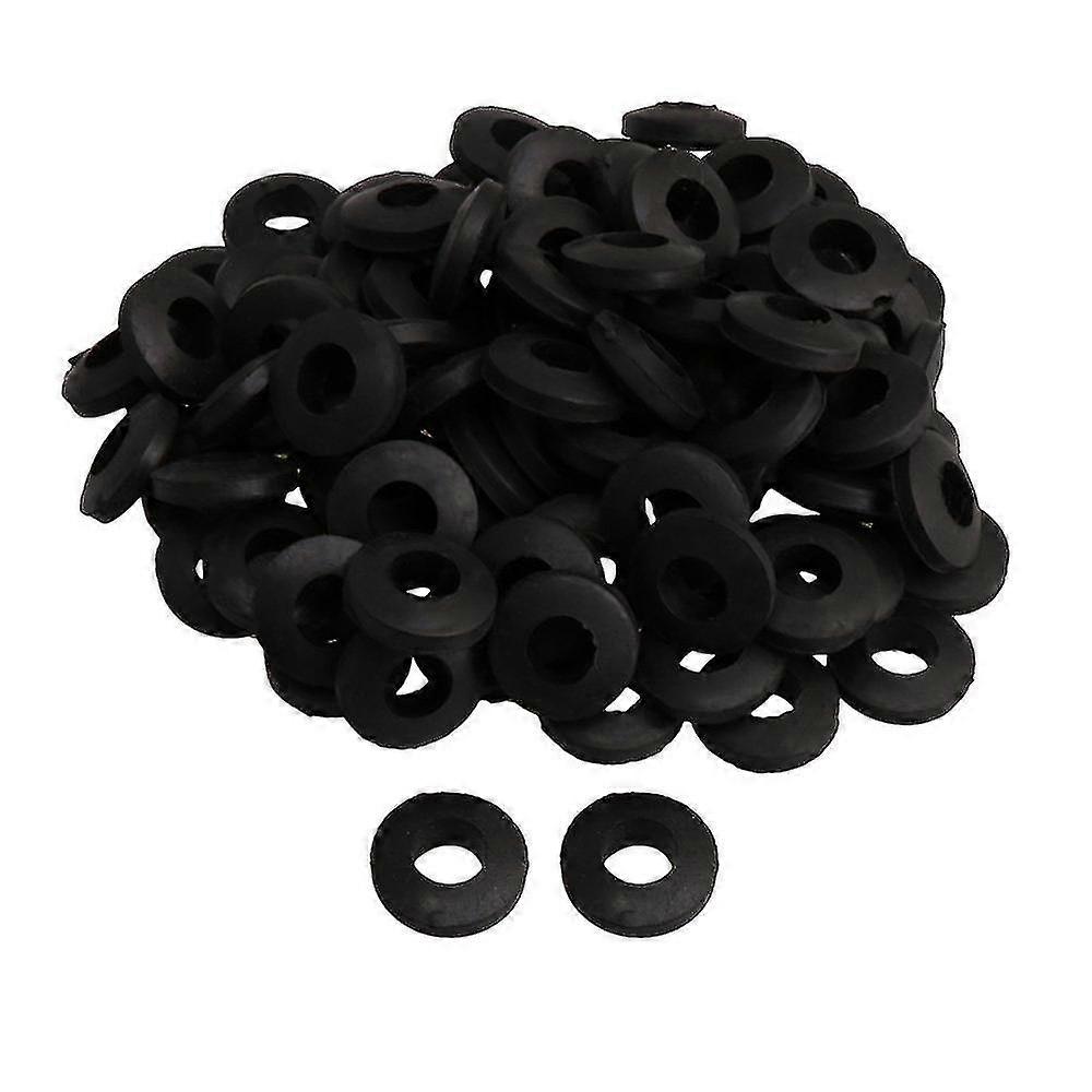 100Pcs form black rubber washers 10*20*5mm m8.