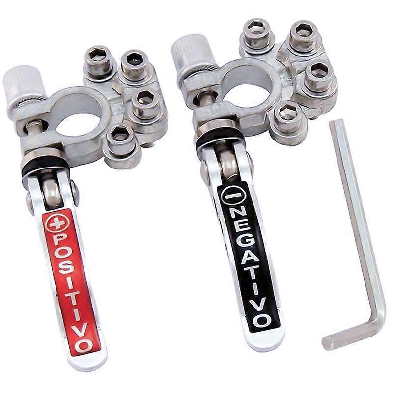 Boat Racing Tractor Truck Tool Free Quick Disconnect Battery Main Cable Post Terminal Cut-Off Connectors 1 Pair