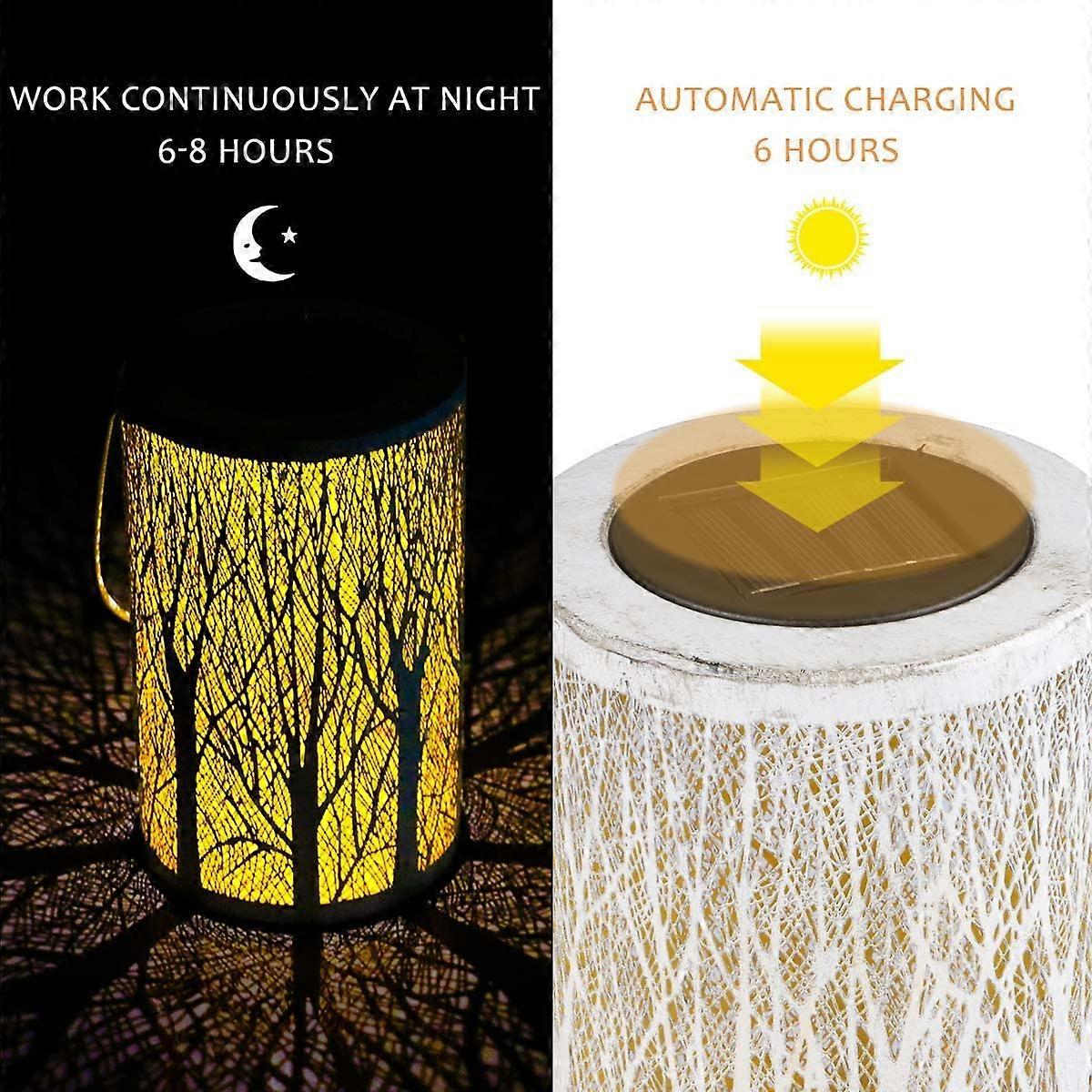 Solar Peace Sign Hanging Lantern | Colorful Swirl Outdoor Garden Light, Waterproof, Automatic On/Off