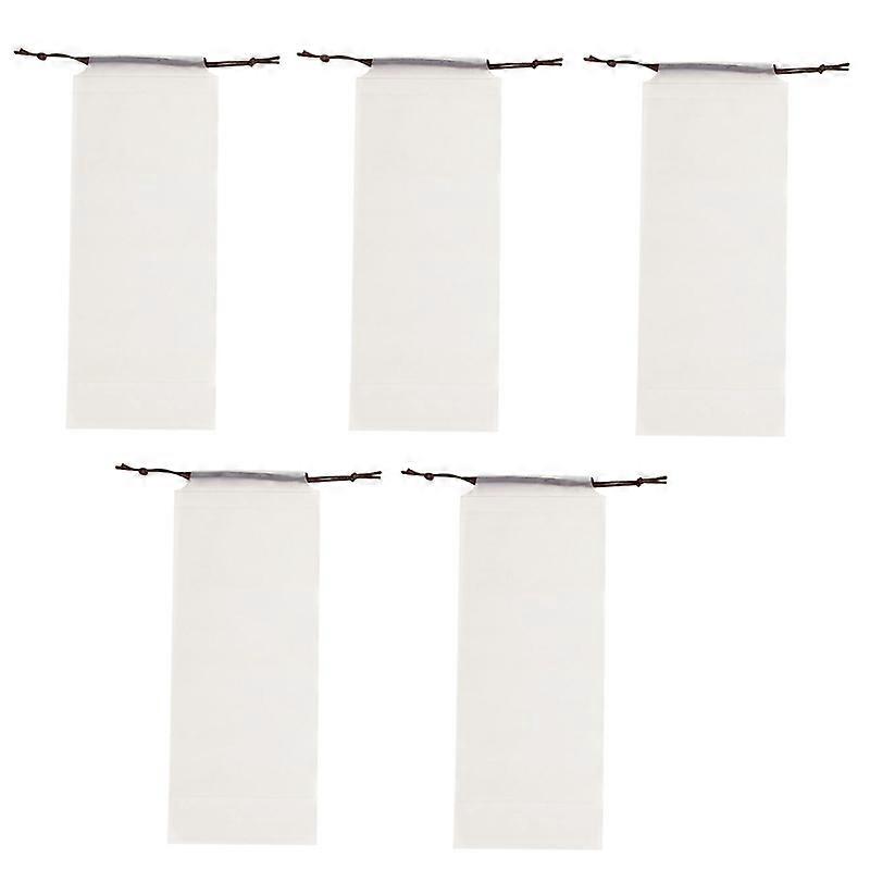5Pcs Umbrella Storage Bag Dustproof Drawstring Design Transparent Foldable Umbrella Holder for Outdoor KAESI