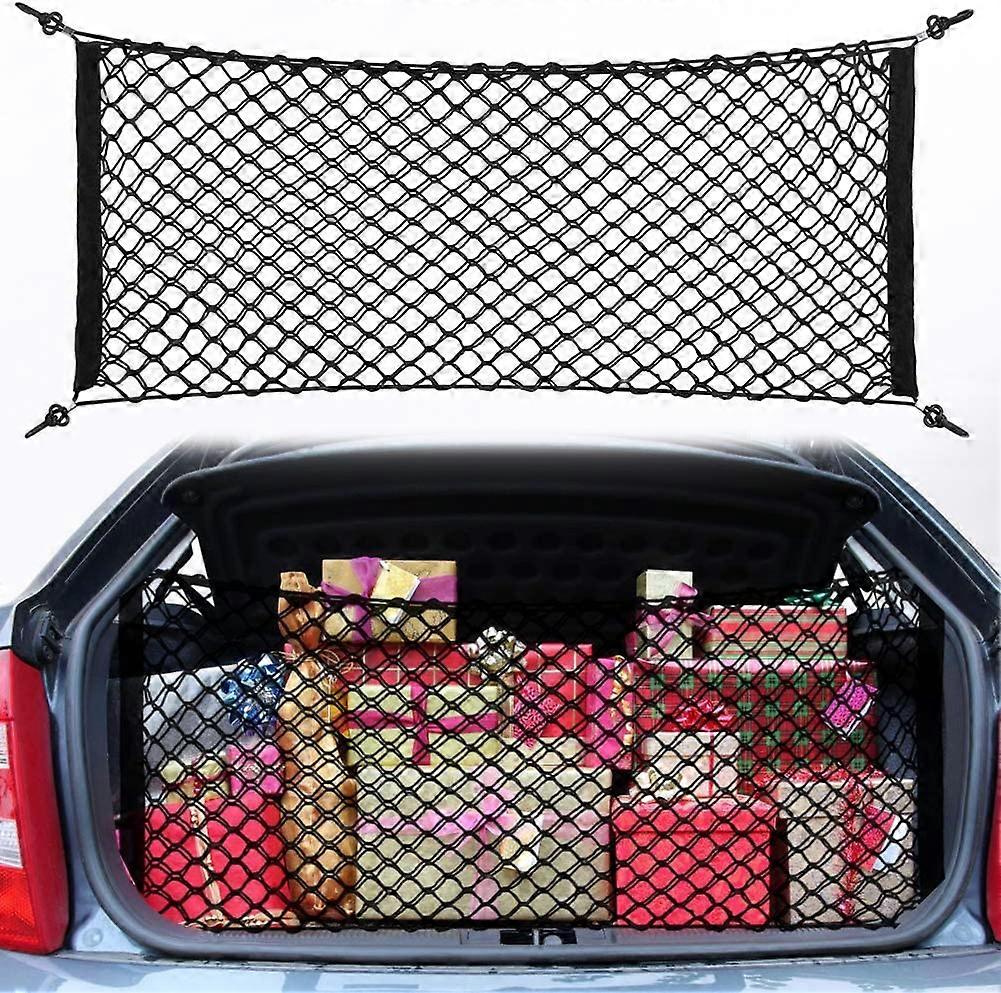 90x40cm Universal Elastic Nylon Car Cargo Net,Car Trunk Storage Rack