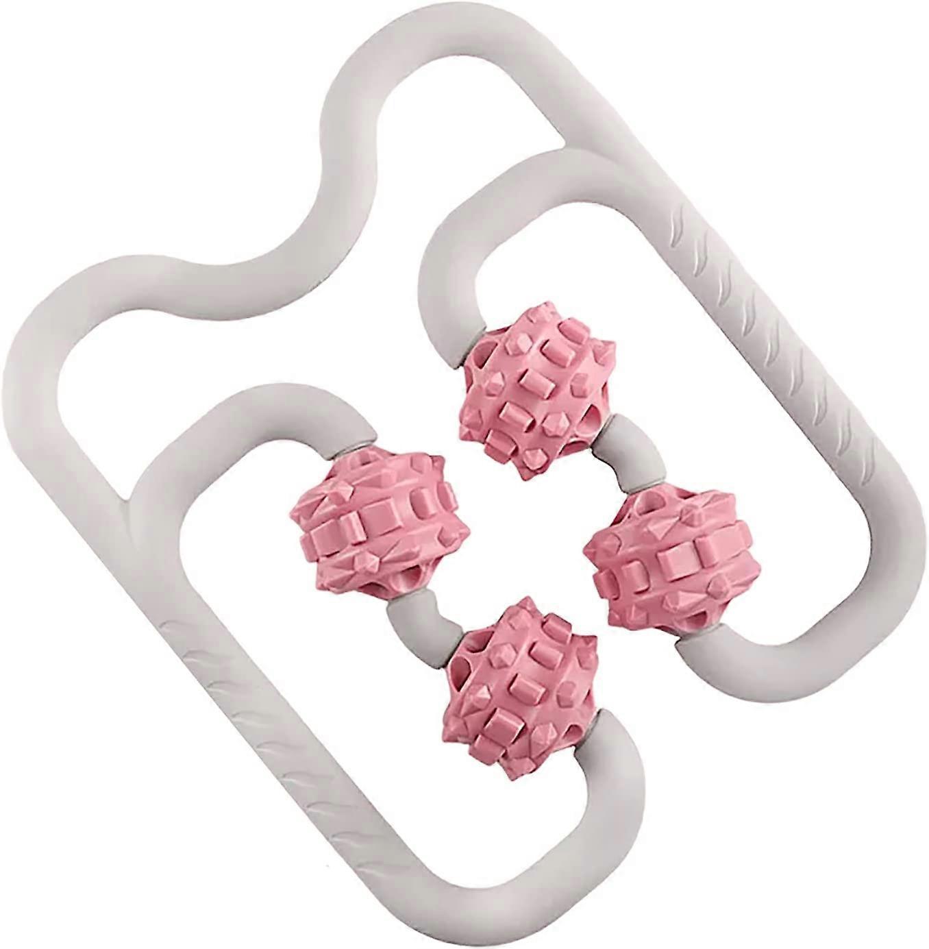 360 3D Foam Massage Roller, Manual, Pink