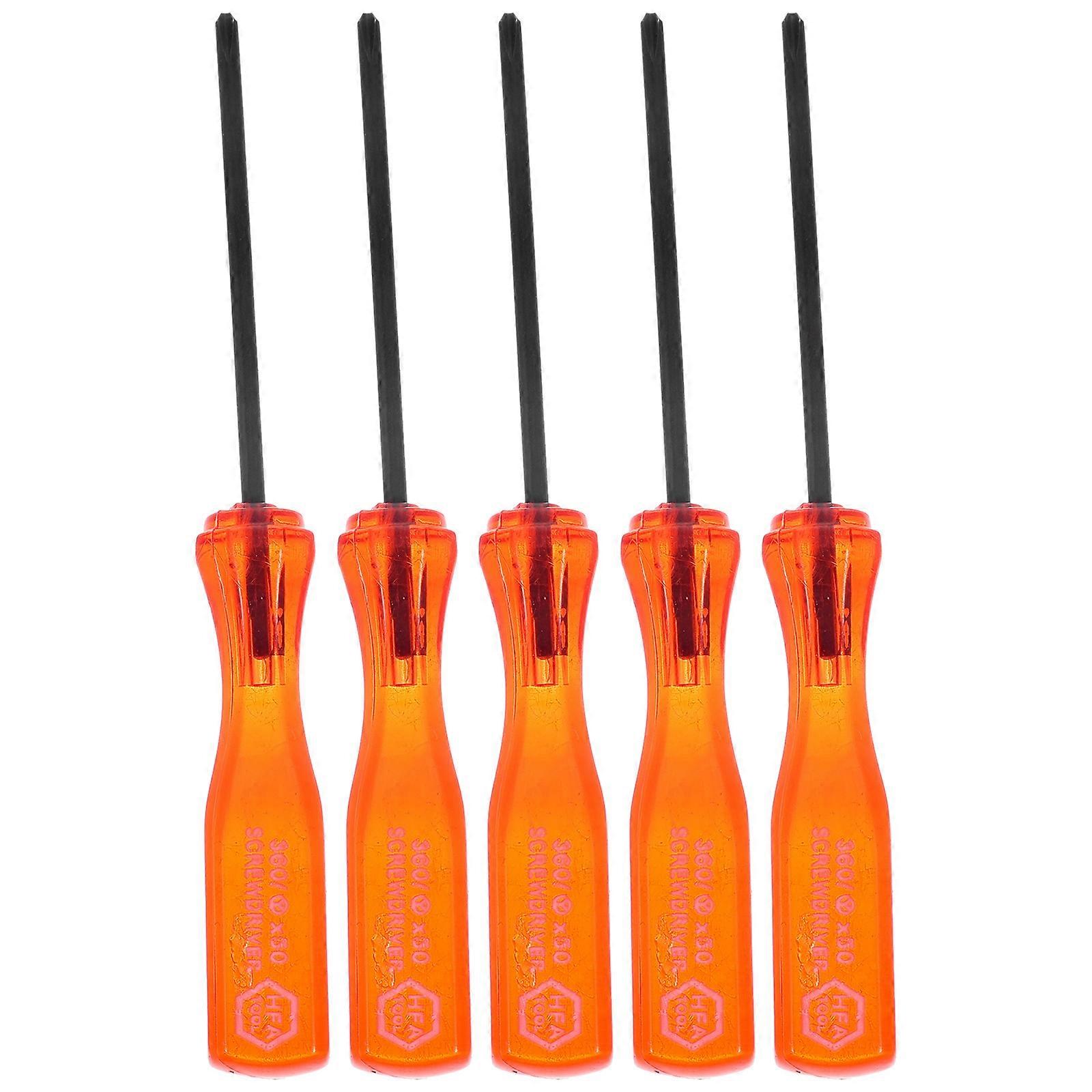 5pcs Portable Triwing Triangle Y-Tip Screwdrivers Screw Drivers for /DS /DS Lite /Gameboy Advance (Red)