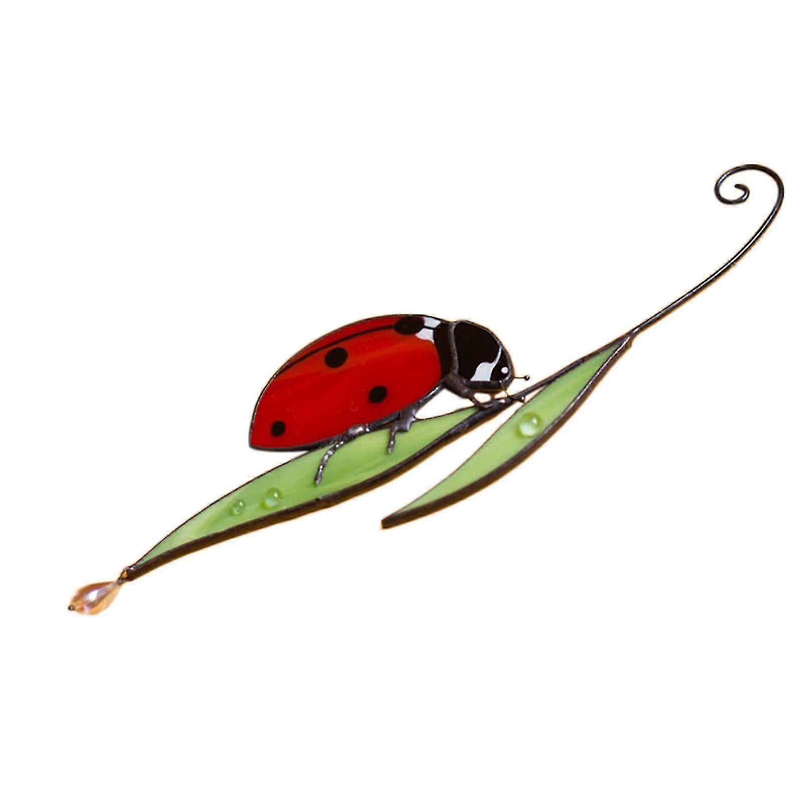 Lady Bug Suncatcher Vidriera Colgantes