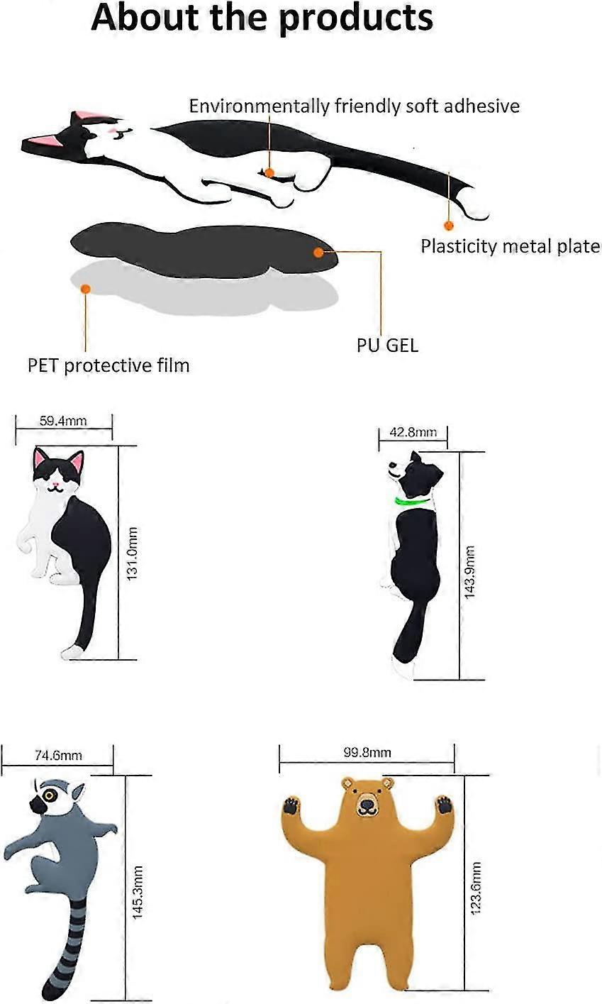 3 pack self adhesive hooks stick