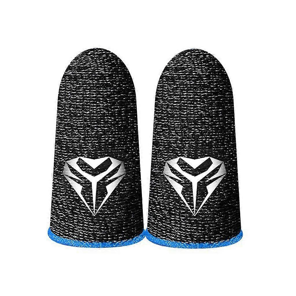 モバイルゲームコントローラ用ゲームフィンガースリーブ、0.3mm導電性シルバーファイバーアンチスウェット通気性ゲームグローブ