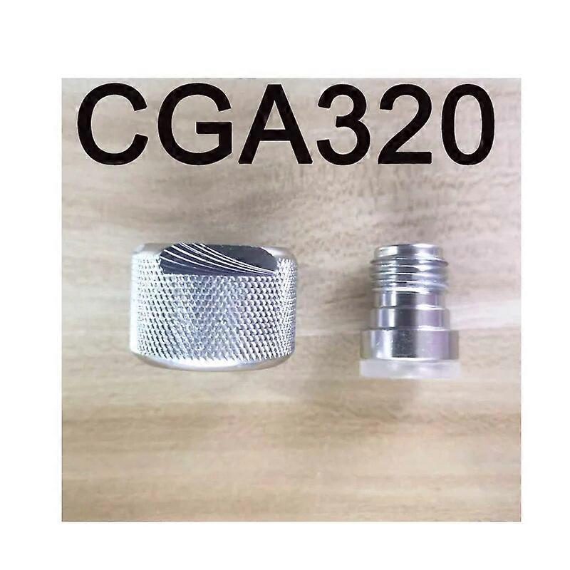 Aquarium CO2 Nut Interface, W21.8 CGA320 G5/8 M22 CO2 Regulator Nut Interface Fitting