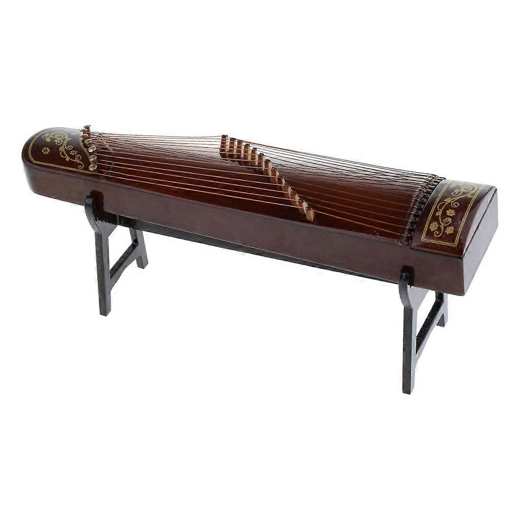 Mini chiński guzheng Model instrumentu muzycznego do wystroju domu Prezent