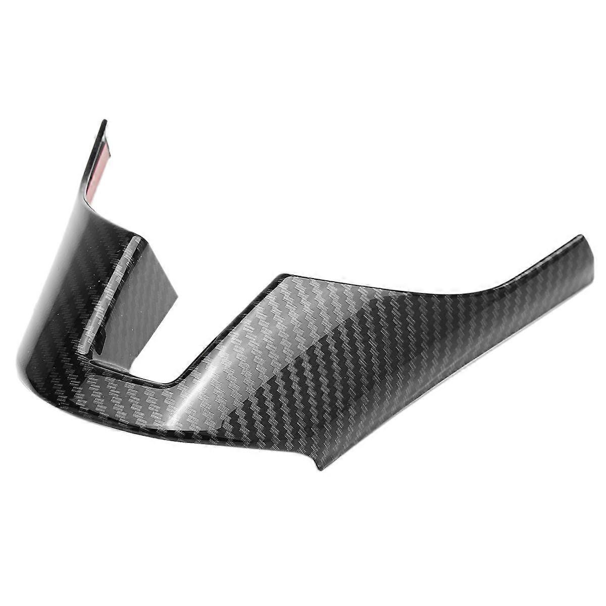 Carbon Fiber Steering Decorative Frame Panel Cover Trim for Axela 2014 2015 2016