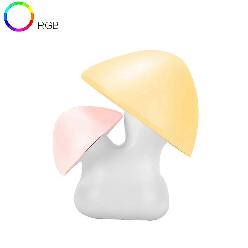 US Plug Sensor Mushroom Night Light LED Lamp Romantic Colorful(multi-color)
