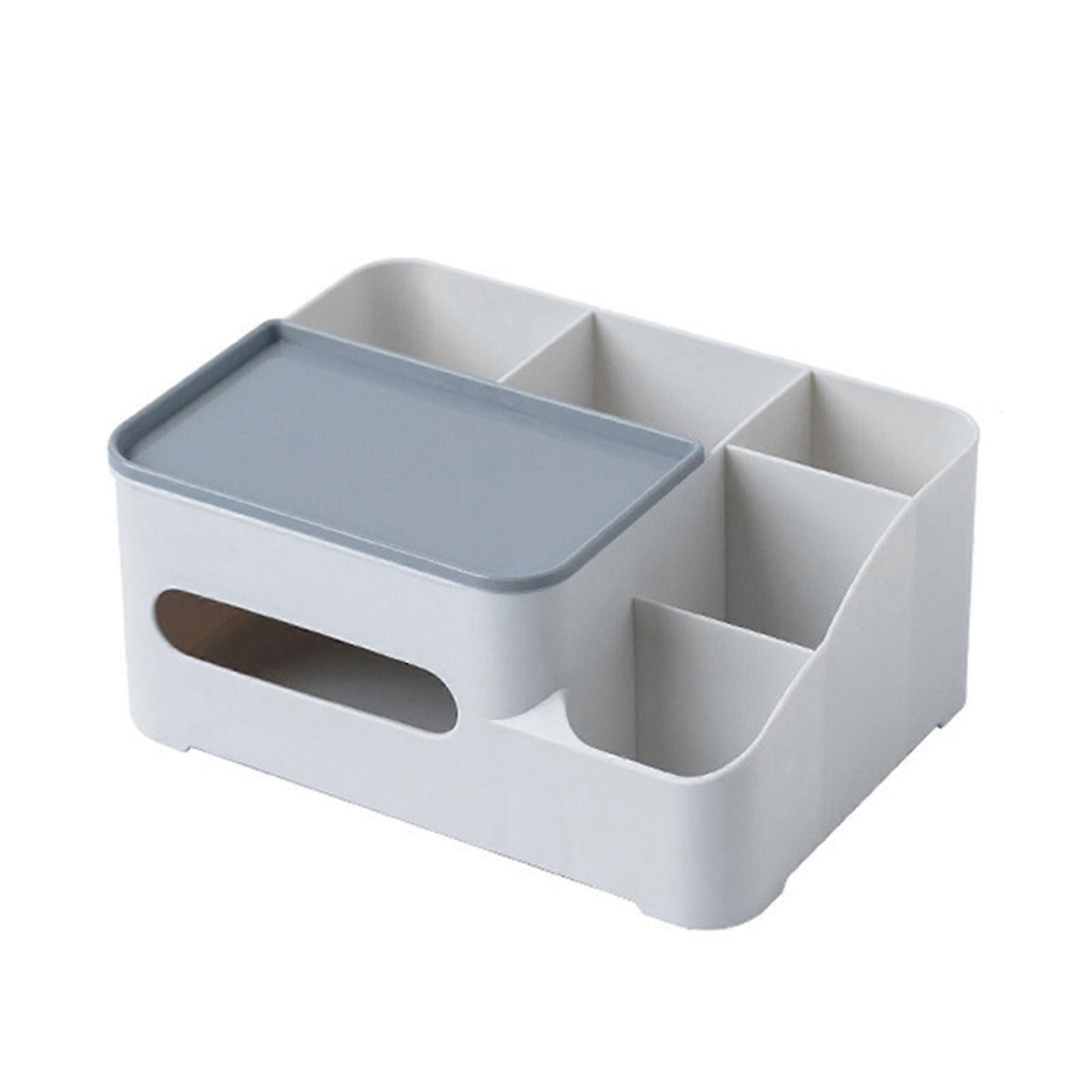 Punch-free Plastic Draining Chopsticks Holder Kitchen Tableware Storage Box-white