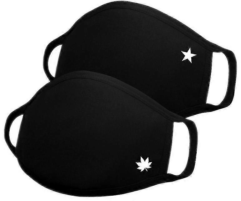 2個のフェイスマスク再利用可能なマスク洗濯可能な口通気性保護カバー