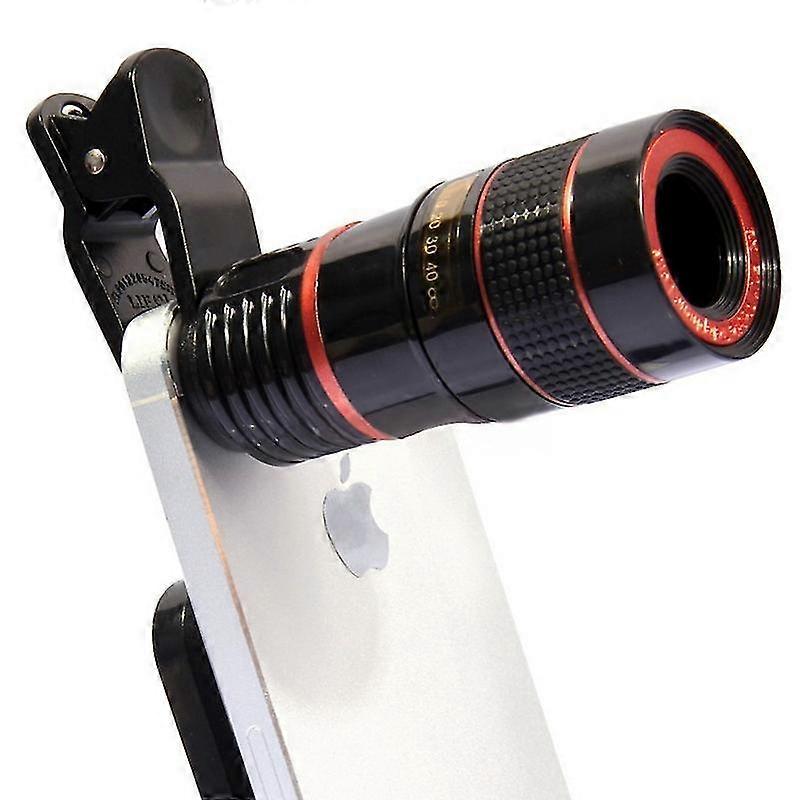 HD mobile phone camera universal 8x telephoto lens external mobile phone camera lens with clip