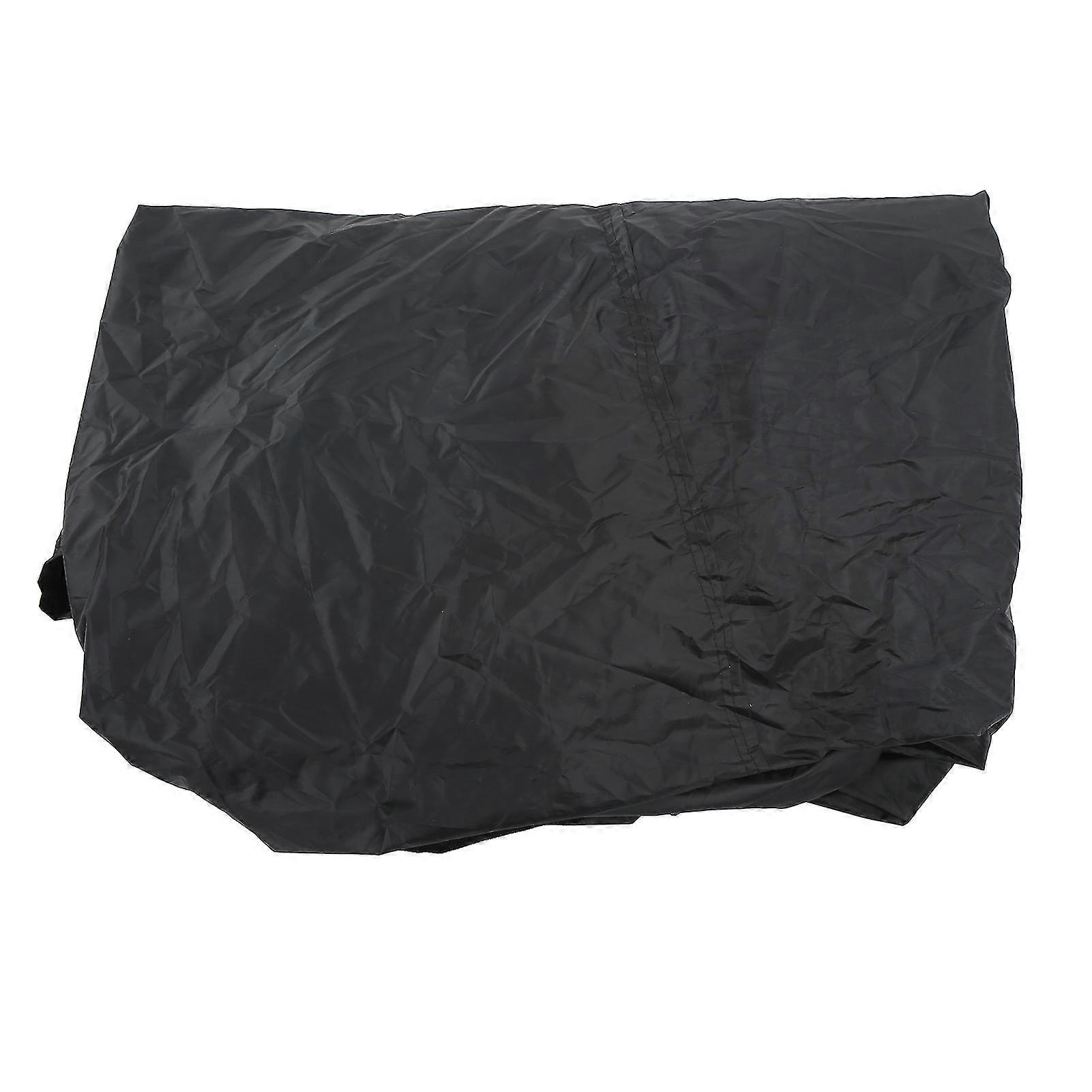 Waterproof Black Car Cover with Reflective Strips - UV Protection, Windproof, Dustproof compatible with Trucks and Off-Road Vehicles