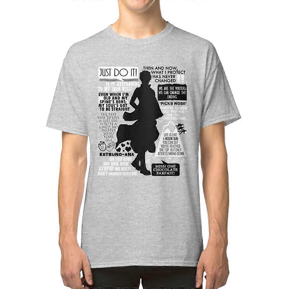 Gintama - Sakata Gintoki Quotes Tişört