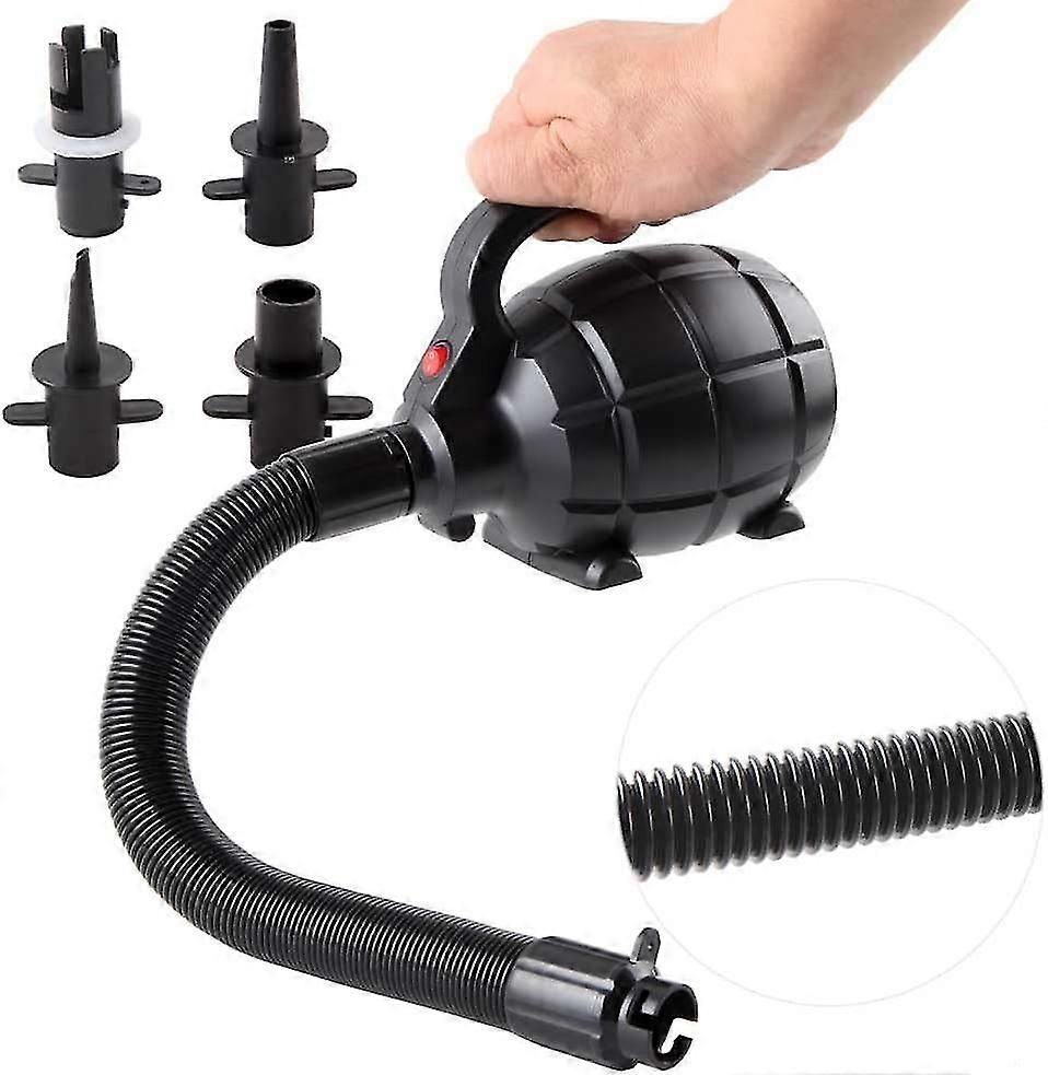 Sähköpumppu AC 220-240V 600W 1600 L / min Suuritehoinen sähköinen ilmapumppu Automaattinen 2 in 1 Quick-with 4 kokoa Suutin - ya01
