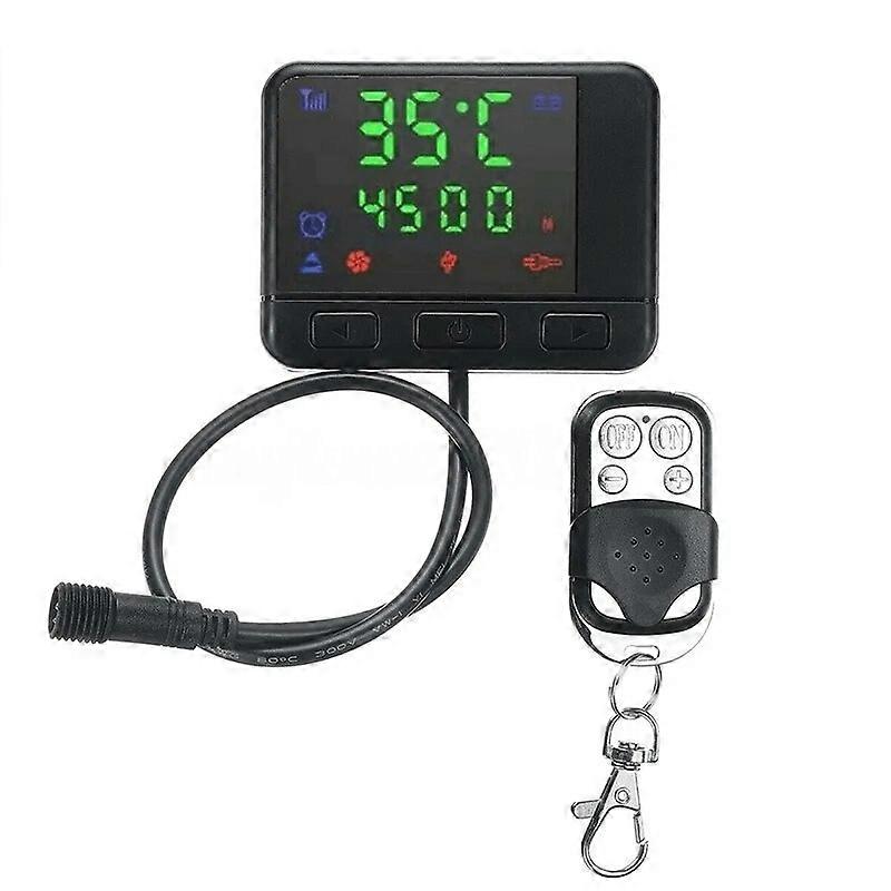 LCD Display Parking Fuel Air Heater with 4 Key Remote Control Controller Not Include Batteries