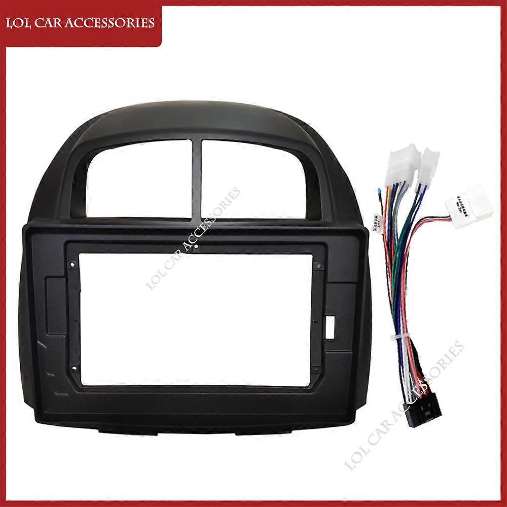 10.1 Inch For Proton Myvi Toyota Passo Daihatsu Sirion 2006-2011 Car Radio Android MP5 Player Casing Frame 2Din Fascia Stereo