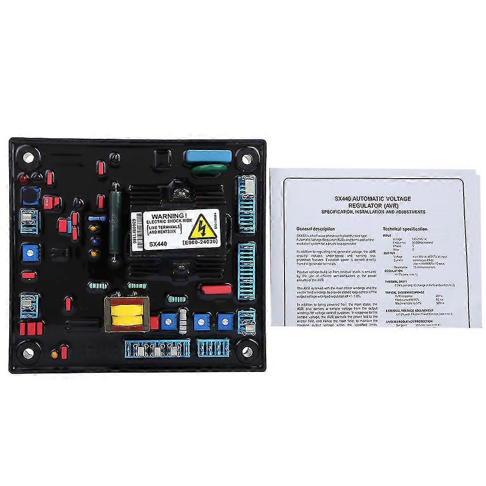SX440-A Single Phase AVR Generator, Voltage Regulator Controller, OverUnder Voltage Protection, 5060Hz