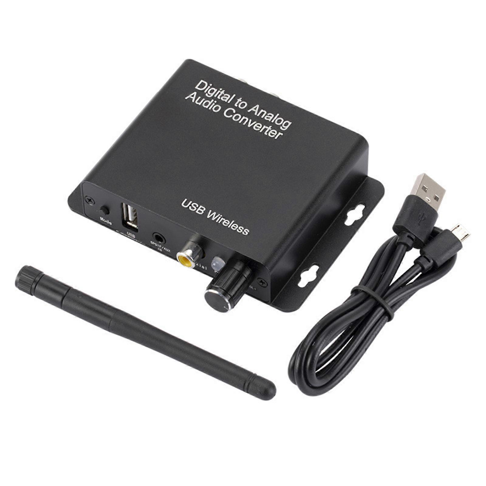 Bluetooth-compatible Audio Receiver 5.0 Wireles Digital To Analog  Aux Adapter