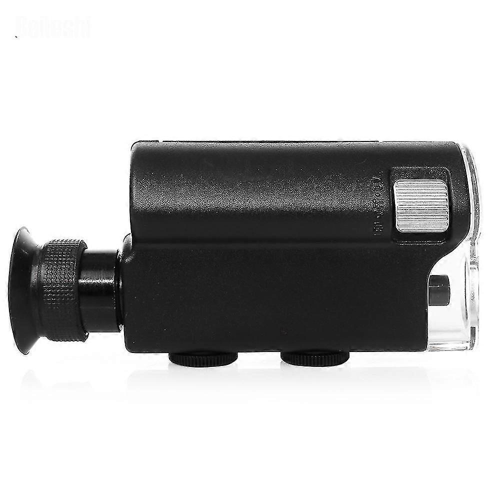Hot Sell Mini Portable Microscope Pocket 140x~240x Handheld Led Lamp Loupe Magnifier Magnifying Glass Pocket