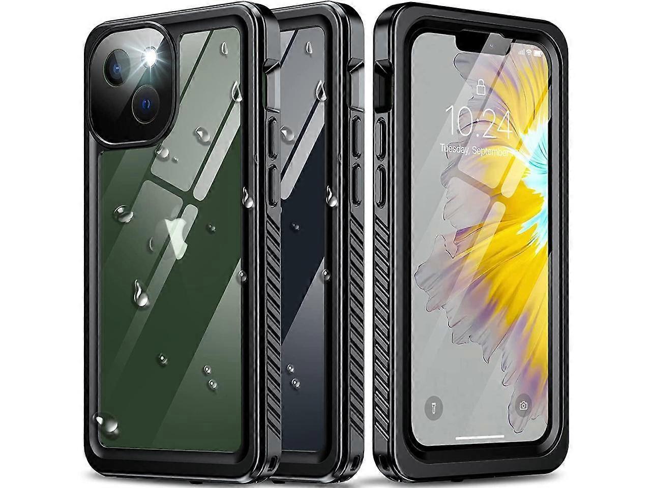 iPhone 13 Mini Case Waterproof, iPhone 13 Mini Shockproof Cover with Built-in Screen Protector Anti-Scratch Phone Case for iPhone 13 Mini 5G 5.4 inch