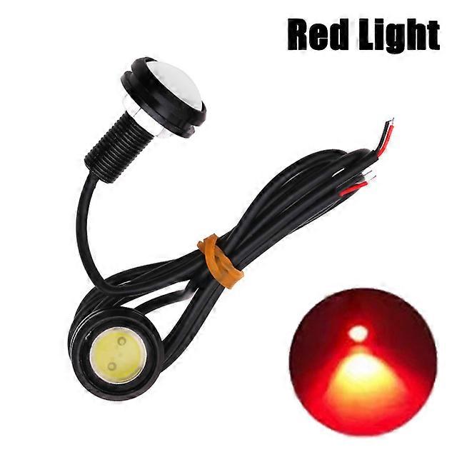 New 23mm LED Motorcycle Eagle Eye Light 12V 3W Reverse Backup Driving Lamp Fog Lamp Headlight Bulb Daytime Running Light 2Pcs