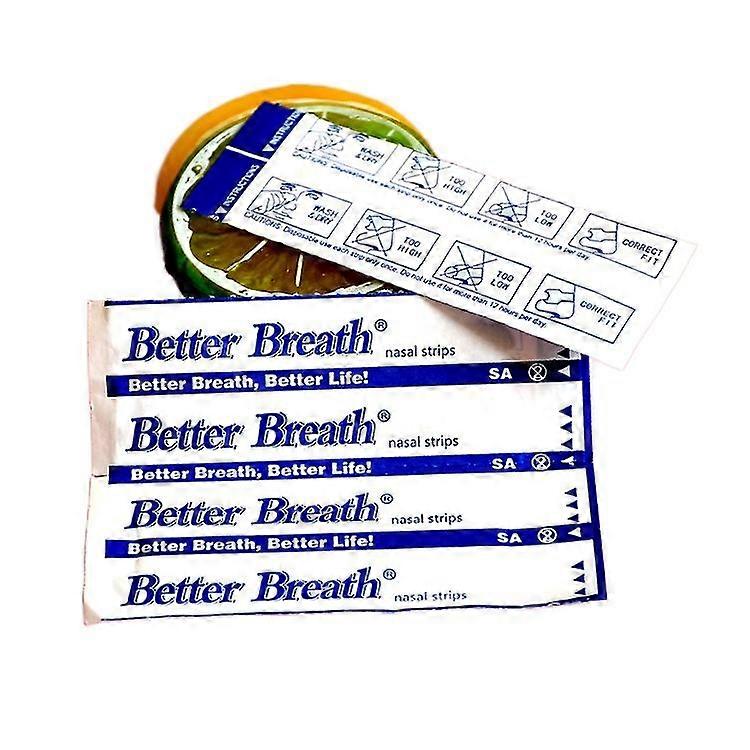 50 stykker ventilerende neseplaster, antisnorkingsplaster, forbedre søvnen og forhindre snorking