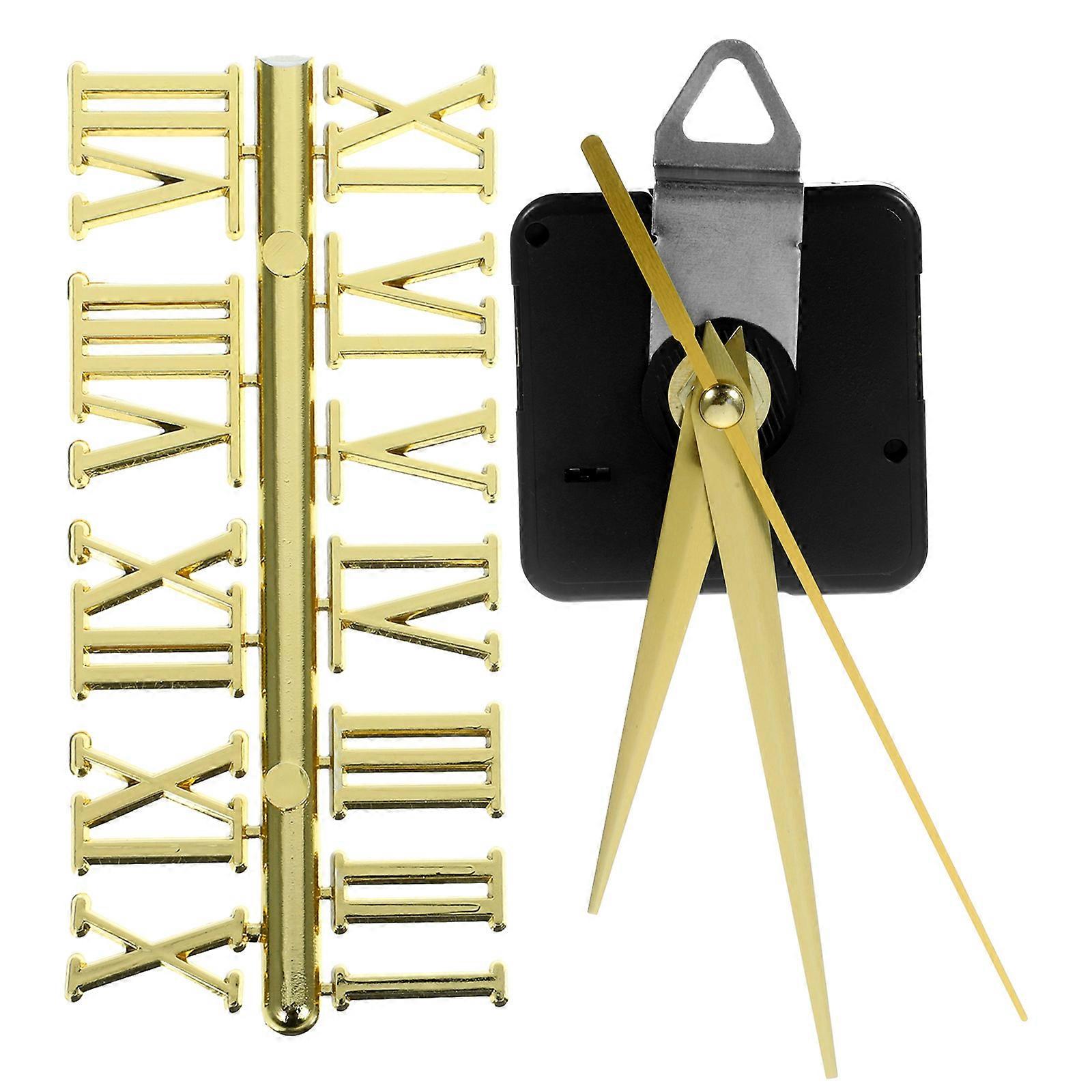 1 Set of DIY Wall Clock Movement Kit DIY Table Clock Movement Kit Repairing Clock Movement Set