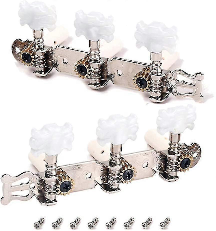 2 Pcs Guitar Machine Heads Tuning Pegs Tuning Keys Tuners For Classical Guitar