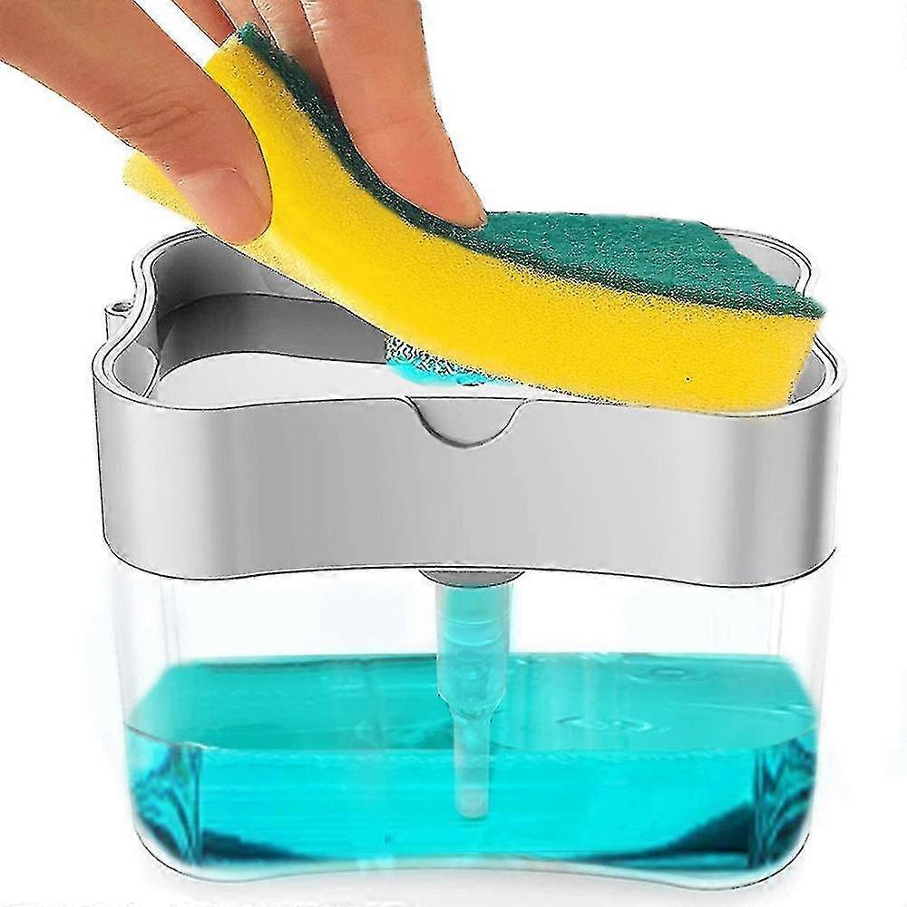 Dish Soap Dispenser And Sponge Holder