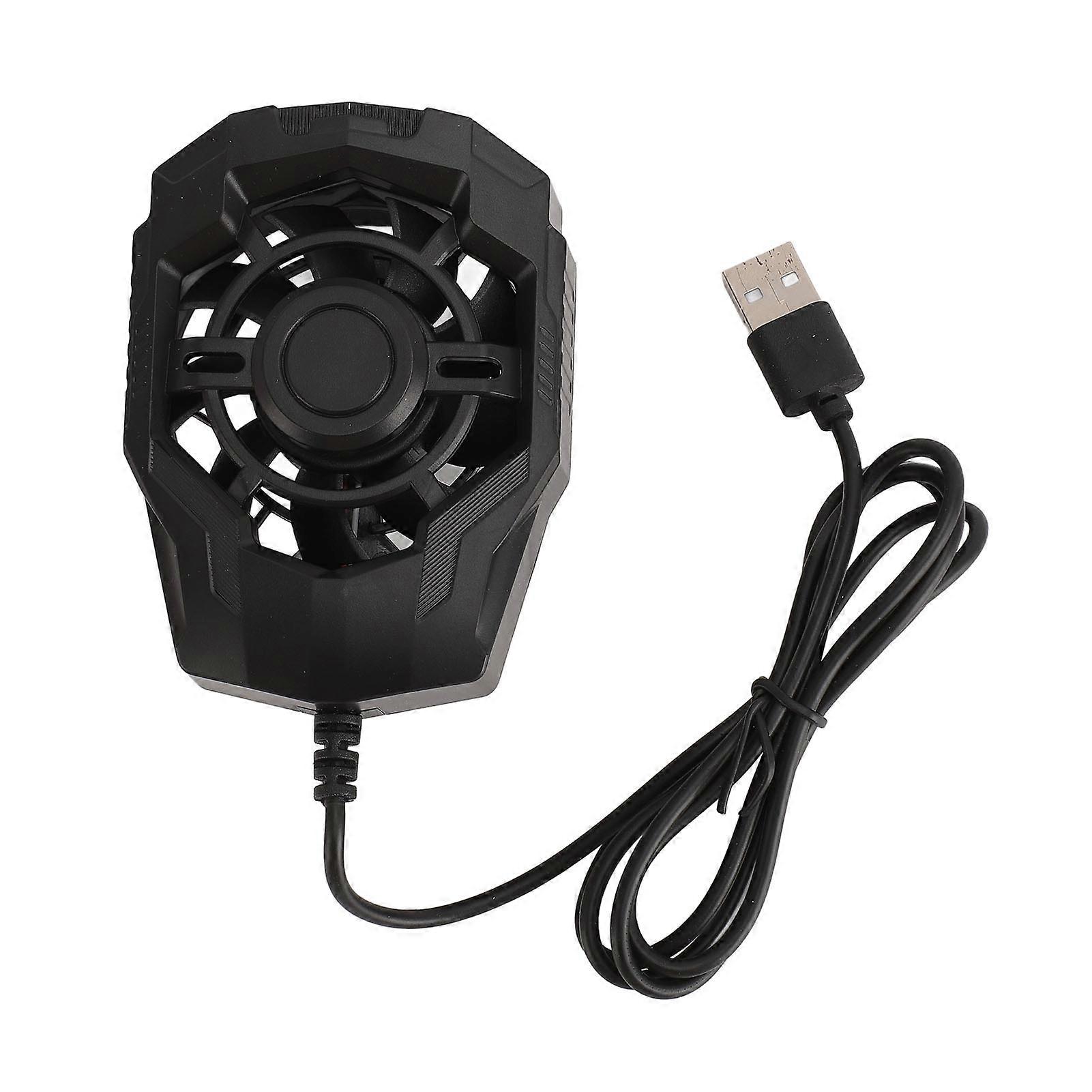 Phone Cooler Cell Phone Cooling Fan USB Portable Lightweight Mobile Phone Radiator with Large Cooling Area for Gaming Video Watching