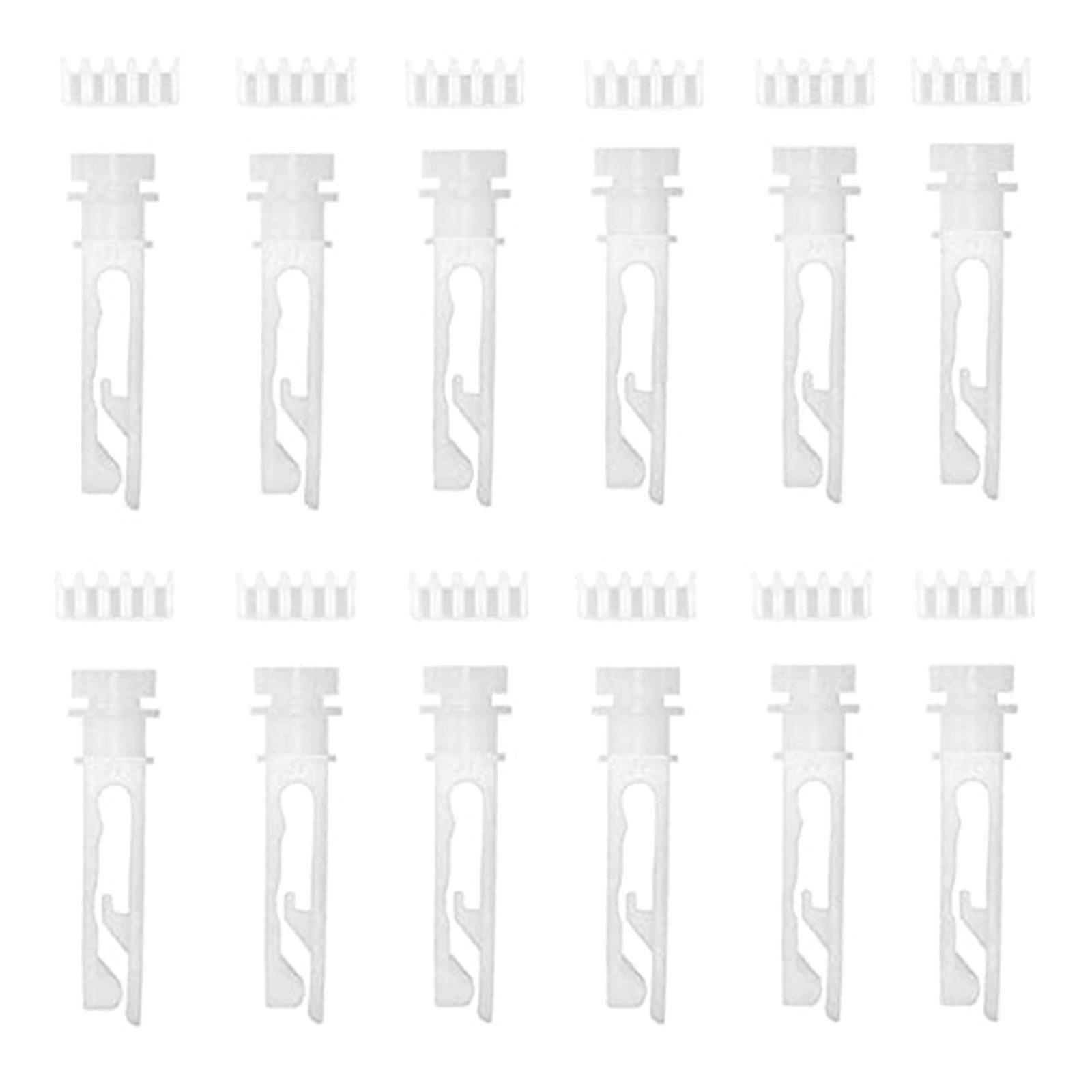 Ertical Blind Stem Replacement White Stems With Gears Set Replace Pulley For Home Bedroom Office Blinds Curtain Install new