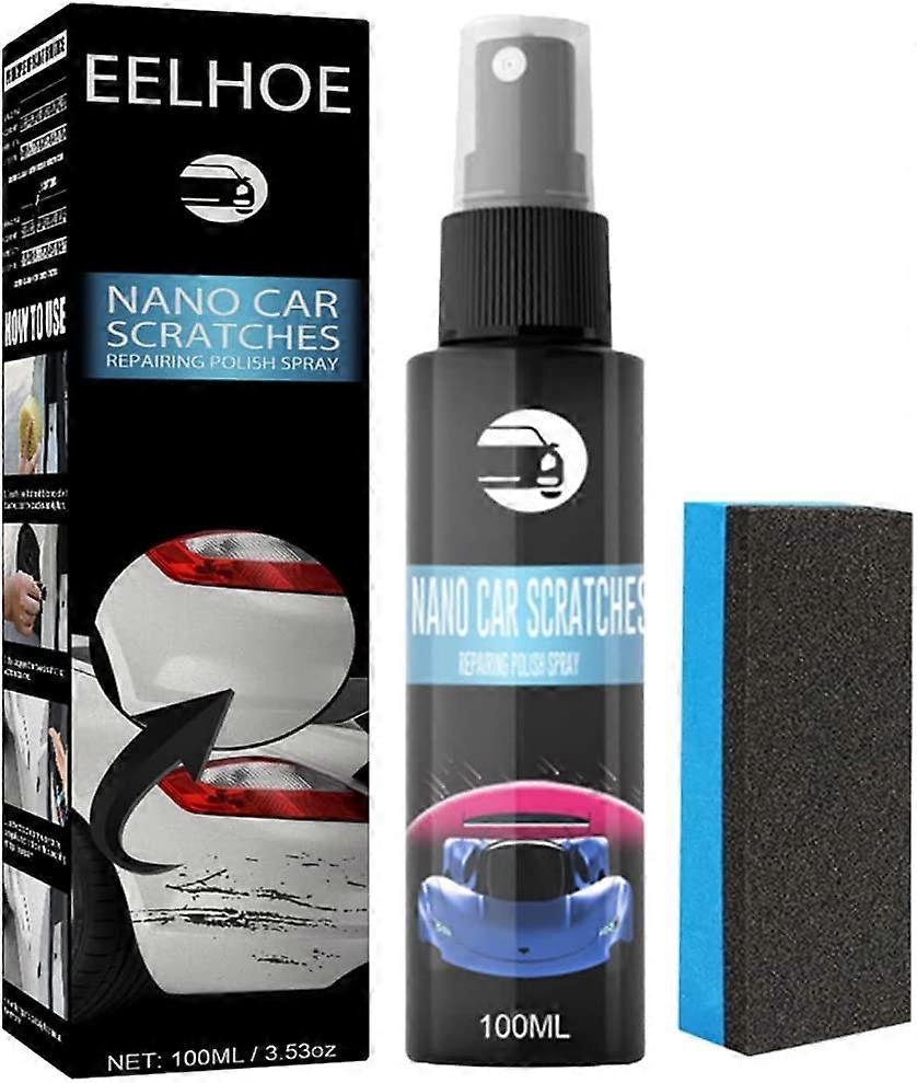 100ml Car Scratch Repair Spray, Car Scratch Repair Nano Spray, Car Scratches Polish, Fast Repairing Scratch Spray for All Car Body Removes