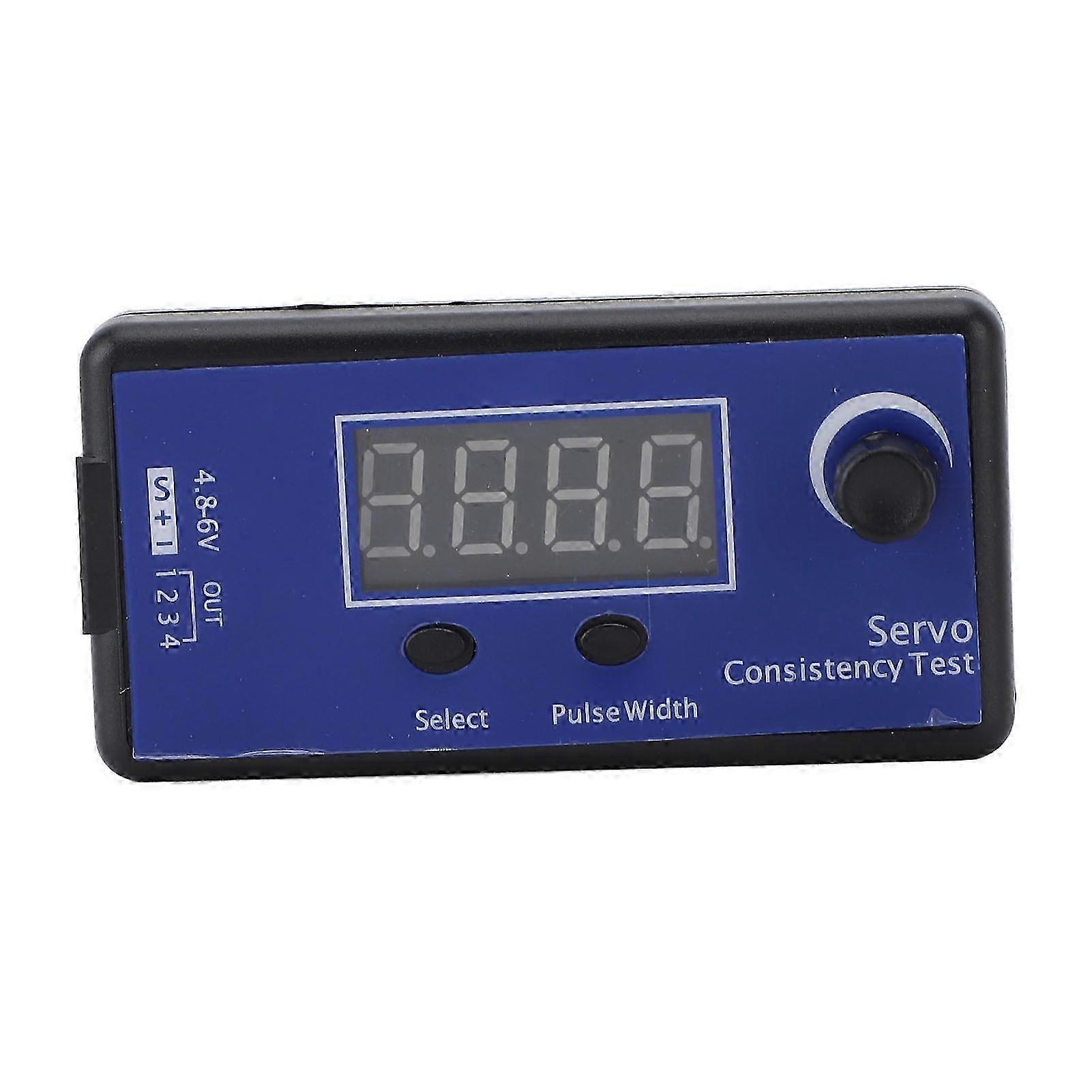 Digital Servo Tester High Precision ESC Consistency Tester for RC Helicopter Airplane Car Motor Throttle Display