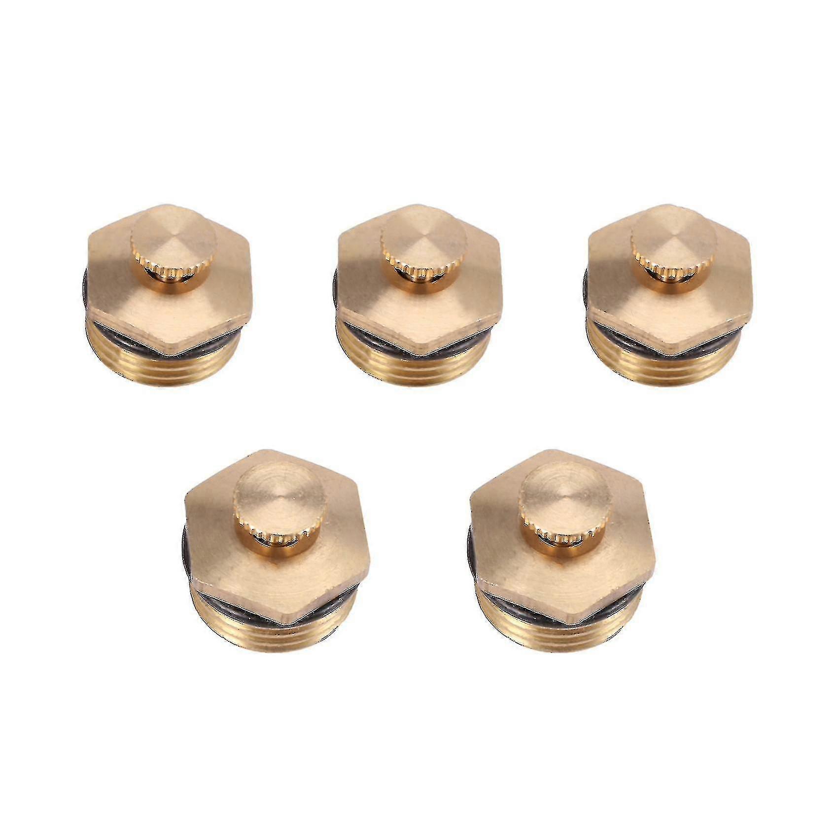 5pcs All -bronze Tabletable Atomizing Nozzle