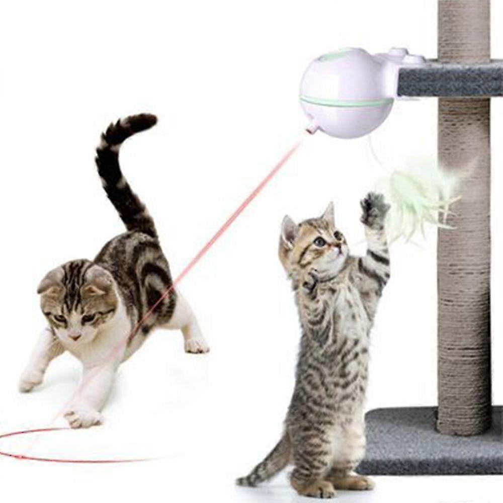 Automatic Interactive Cat Laser Toy  Electric Random Rotating Laser