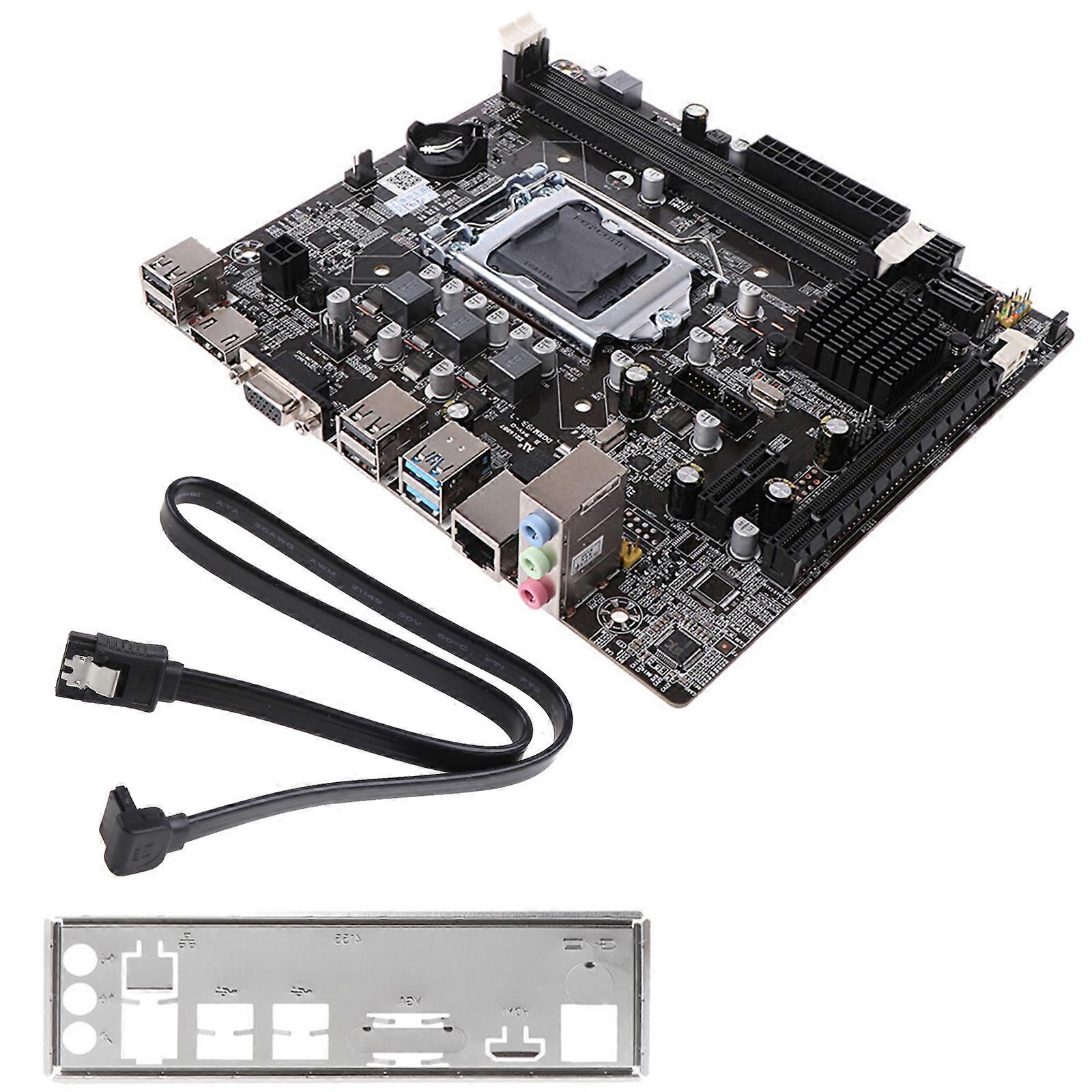 BTC B75 Mining moderkort LGA1155 Stöd för dubbla DDR3 DIMM-moduler för ETH Bitcoin