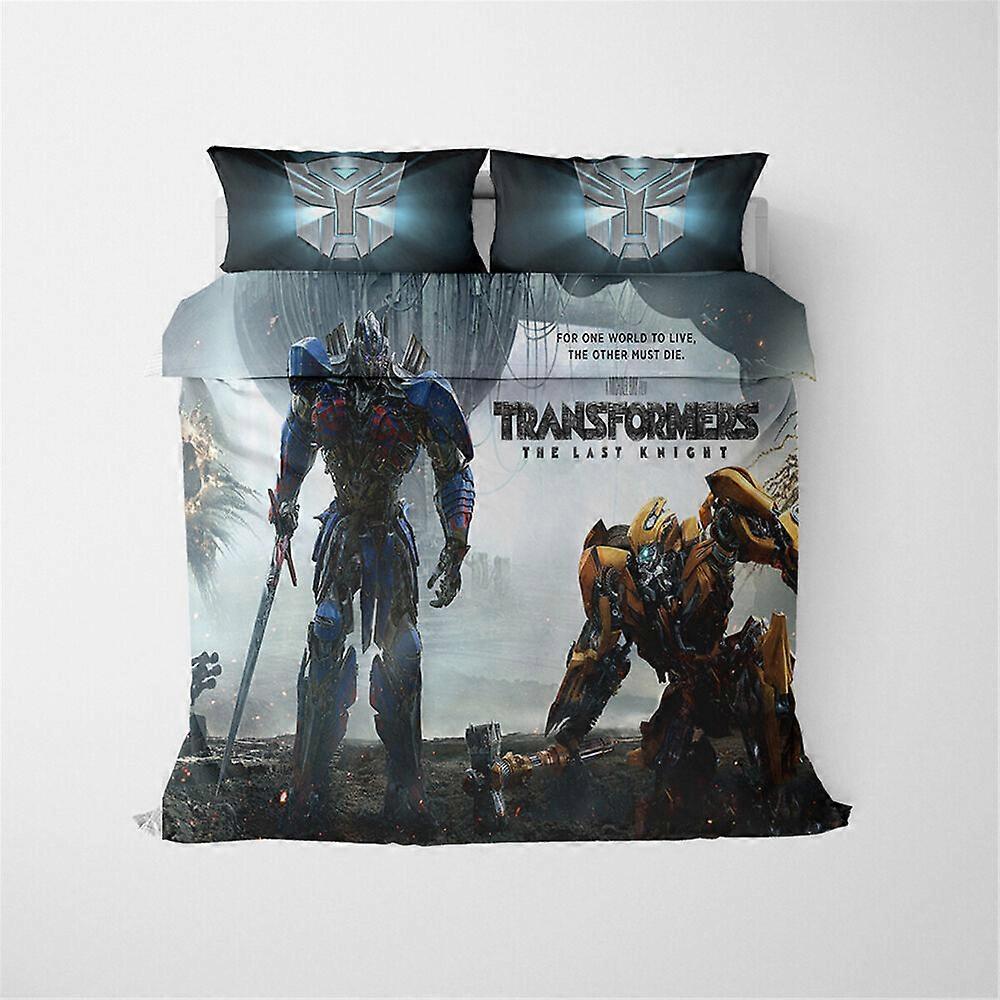 v3161 Bed Sheets     Super  Bed  Doona Duvet Cover Set Transformers Bed Sheets IU3161