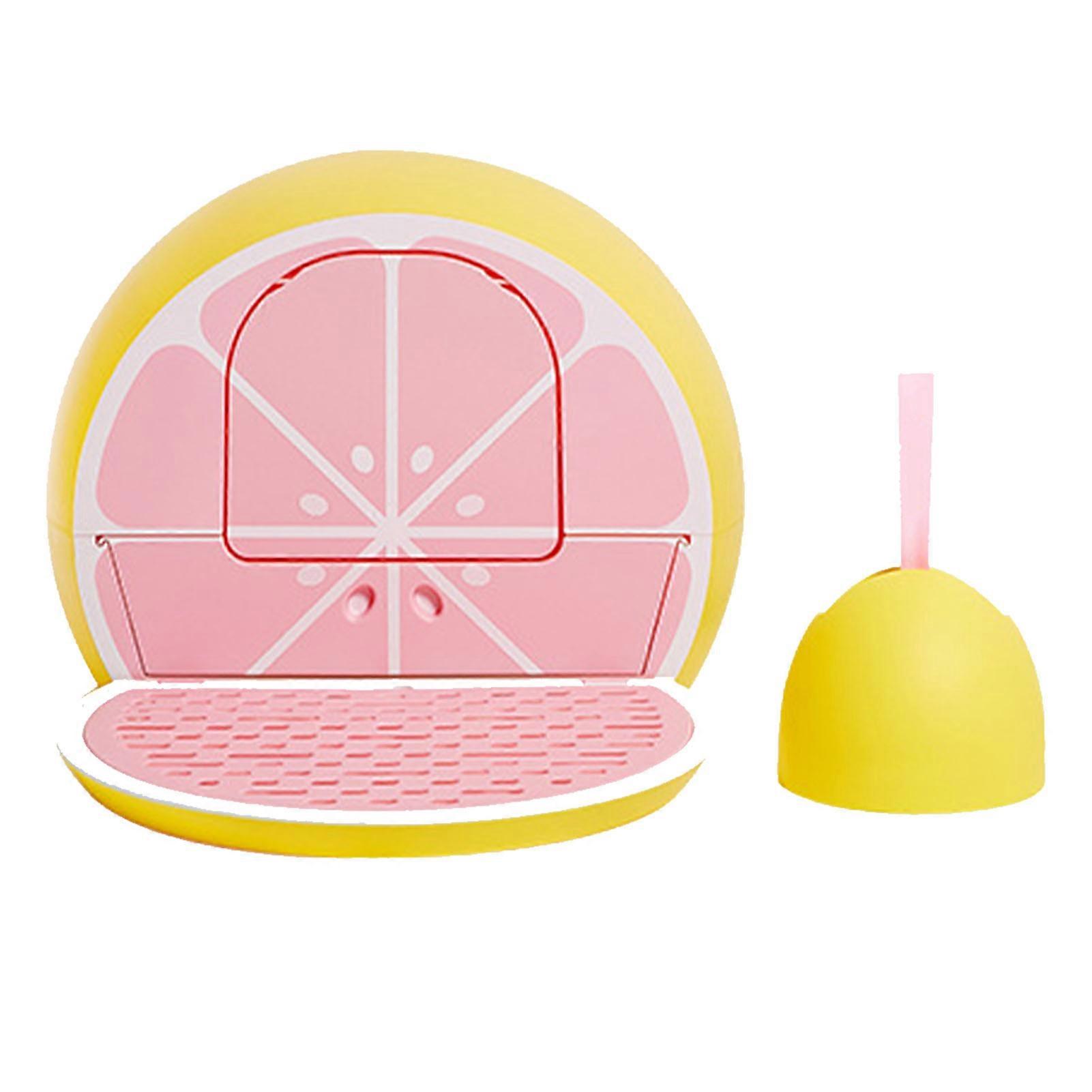 Cat Litter Box Drawer Type Enclosed Prevent Splashing Large Space Front Flap Door Kitten Toilet with Scoop Shaddock