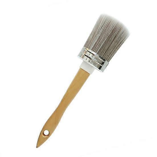 Paint Brush with Wooden Handle Premium Synthetic Bristles Portable Reusable All Purpose